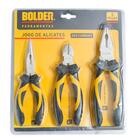 Jogo De Alicates 3 Peças Bolder