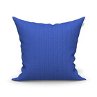 Jogo De Almofada Azul Lisa 3 Unidades 45cm X 45cm Com Refil D