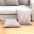 Jogo De Almofada Bege Clássica Grande 60cm X 60cm Com Refil D