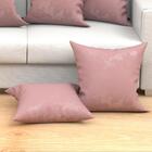 Jogo De Almofada Decorativa Rosê Lisa 2 Unidades 60cm X 60cm