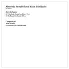 Jogo De Almofada Estampada Jornal 3 Unidades Tecido Jacquard