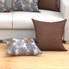 Jogo De Almofada Estampada Realeza 60cm X 60cm 6 Unidades Com