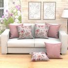 Jogo De Almofada Grande Para Sala 60cm X 60cm 6 Unidades Com