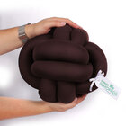 Jogo De Almofada Nó Decorativo Para Quarto Tabaco 3 Unidades