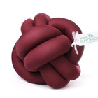 Jogo De Almofada Nó Escandinavo Marsala, Rosê E Branco 3 Unid