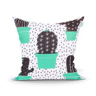 Jogo De Almofada Para Sala Estampada 2 Unidades 45cmx 45cm Co