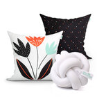 Jogo De Almofada Para Sala Estampada Clássica 2 Unidades 45cm