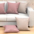 Jogo De Almofada Para Sala Rosê E Bege Medalhão 4 Unidades 60