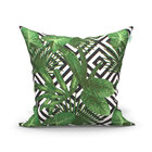 Jogo De Almofada Verde Para Sala 3 Unidades 45cm X 45cm Tecid