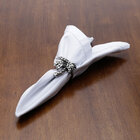 Jogo De Anéis Para Guardanapo Em Zamac Bon Gourmet Palmeira 4