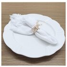 Jogo De Anéis Para Guardanapo Rena Dourada 4 Peças