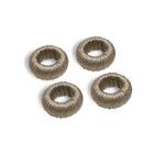 Jogo De Anéis Para Guardanapos Haus Pérgola 4 Peças Areia