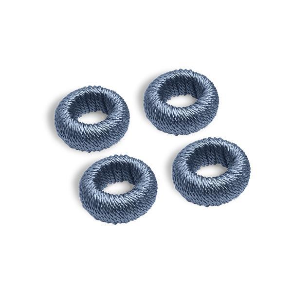 Jogo De Anéis Para Guardanapos Haus Pérgola 4 Peças Azul