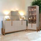 Jogo De Aparador E Cristaleira Lux