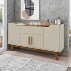 Jogo De Aparador E Cristaleira Pred Off White Cinamomo