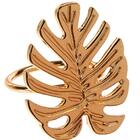 Jogo De Argola De Guardanapo Costela De Adão Dourado Zamac