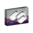 Jogo De Assadeiras Cosmos 3 Peças Em Aço Inox Tramontina