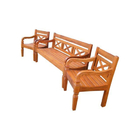 Jogo De Bancos Camila Em Madeira De Demolição - Cód 1315