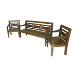 Jogo De Bancos Carla Em Madeira De Demolição - Cód 1351