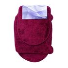 Jogo De Banheiro 3 Peças Cronos Pratatêxtil. Cereja