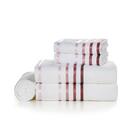 Jogo De Banho Fio Penteado 5 Peças Lumina Cinza/ Preto