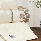 Jogo De Banho Gigante 05 Peças Percal 200 Fios Amêndoa Palha