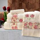 Jogo de Banho Inca Casa Dona 5 peças Palha