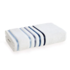 Jogo De Banho Karsten Fio Penteado 5 Peças Lumina Branco Com