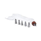 Jogo De Bicos Com Saco Confeiteiro Brinox Glacê 7 Peças