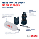 Jogo de Bits Big-Bit 25 Peças Bosch