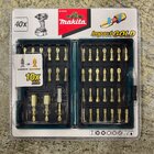 Jogo De Bits/pontas 25mm 40 Peças Impact Gold Makita B-69543