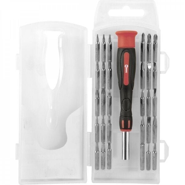 Jogo De Bits/ponteiras De Precisão Com 31 Peças Encaixe Sexta