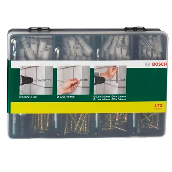 Jogo De Brocas / Bits E Parafusos Com 173 Peças - Bosch