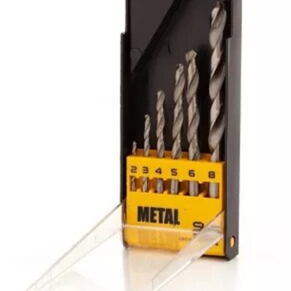 Jogo De Brocas Aço Rapido 2mm A 8mm Hammer