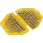 Jogo De Brocas Aço Rápido  1/16 A 1/4" Din338 Com 13 Peças -