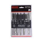 Jogo de Brocas Chatas para Madeira 6 peças 3/8pol a 1pol 53,0