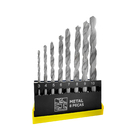 Jogo de Brocas Metal 8 Peças De 3-10mm Aço Carbono Fertak