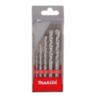 Jogo de Brocas para Concreto 4 a 10mm com 5 Peças Makita