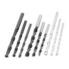 Jogo De Brocas Para Concreto Madeira E Metal Com 9 Peças Blac