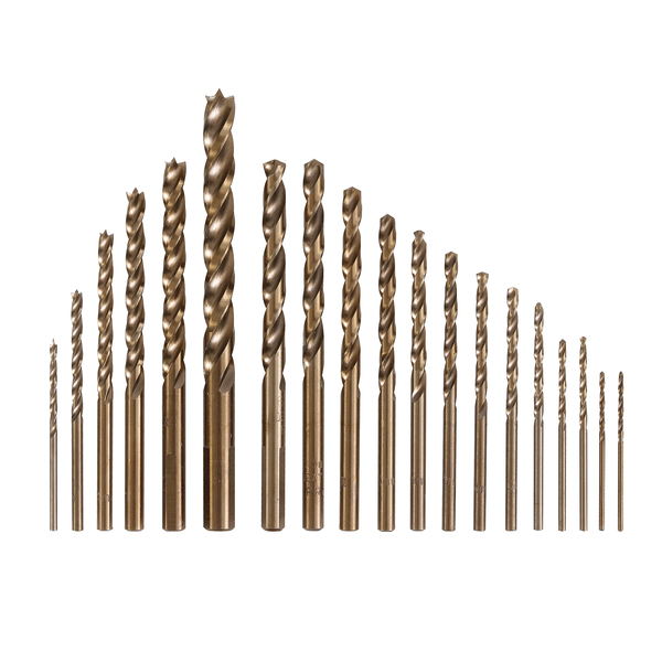 Jogo de Brocas para Madeira e Metal 19 Peças Dexter Pro