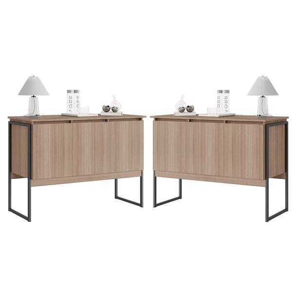 Jogo De Buffets Modernos Verona Montana Preto