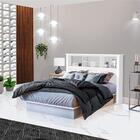 Jogo De Cabeceira Com Mezanino Lateral Cambridge Branco Nature