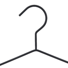 Jogo de Cabide para roupas em Geral Ferreiro Metal Preto Oikos