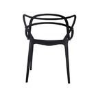 JOGO DE CADEIRA DE JANTAR OU JARDIM  6 CADEIRAS ALLEGRA PRETA