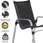 Jogo De Cadeira E Mesa Emily Em Alumínio Para Piscina Varanda