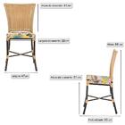 Jogo De Cadeiras Para Cozinha - Kit Com 5 Cadeiras Em Alumini