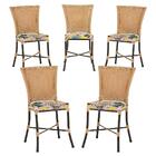 Jogo De Cadeiras Para Cozinha - Kit Com 5 Cadeiras Em Alumini