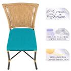 Jogo De Cadeiras Para Cozinha - Kit Com 5 Cadeiras Em Alumini