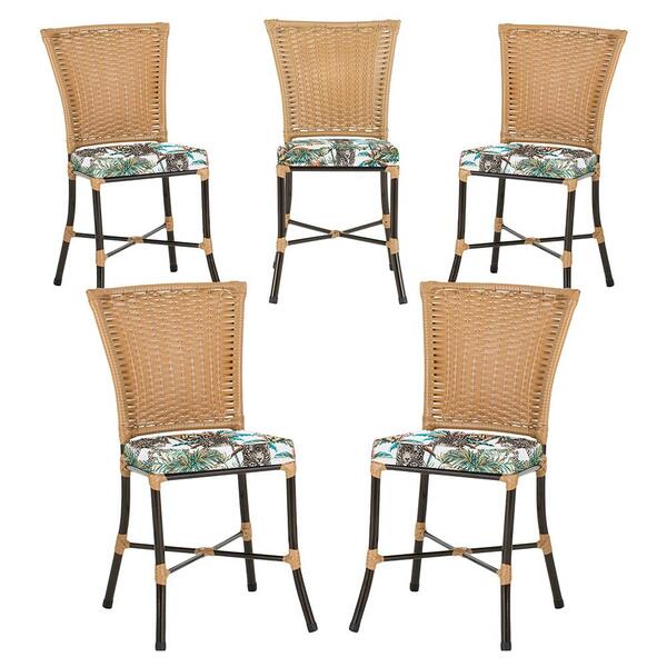 Jogo De Cadeiras Para Cozinha - Kit Com 5 Cadeiras Em Alumini