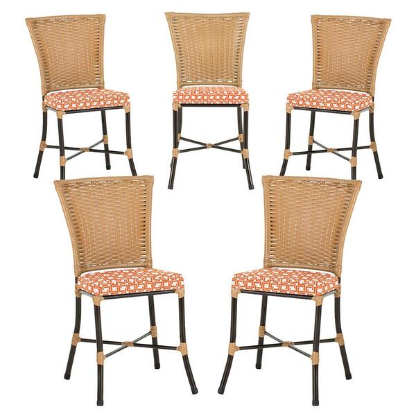 Jogo De Cadeiras Para Cozinha - Kit Com 5 Cadeiras Em Alumini